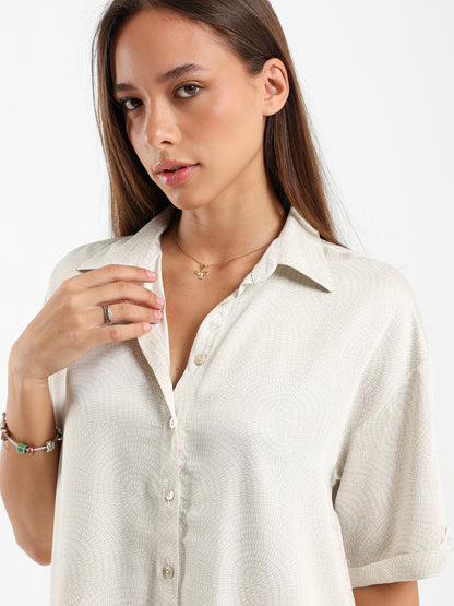 Printed Half Sleeves Shirt