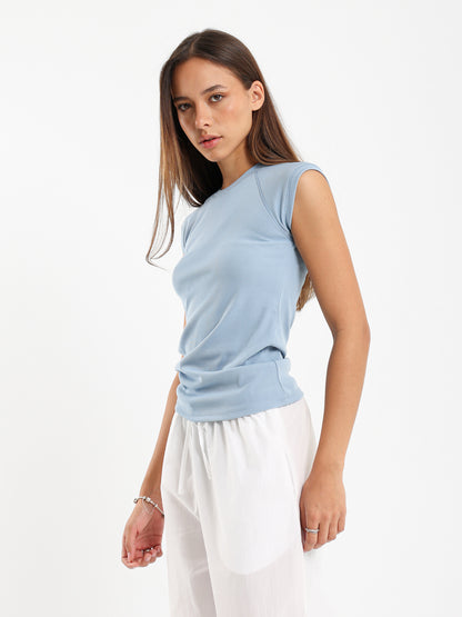 Fitted Short Raglan Sleeve Tee