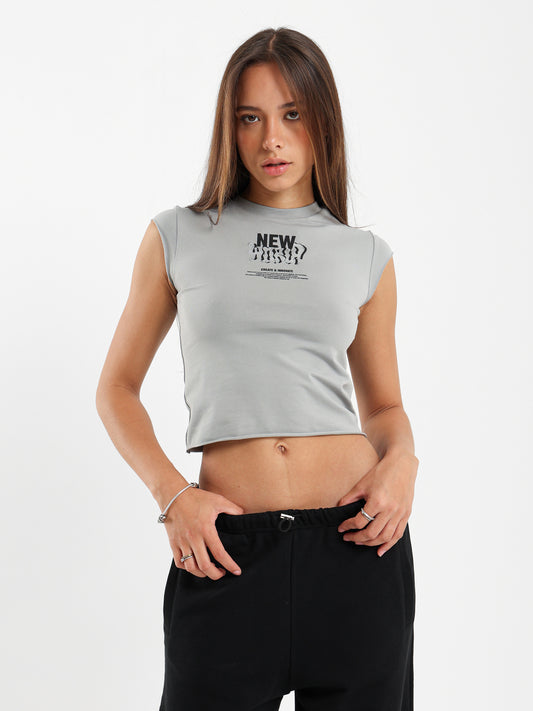 New World Graphic Print Tee
