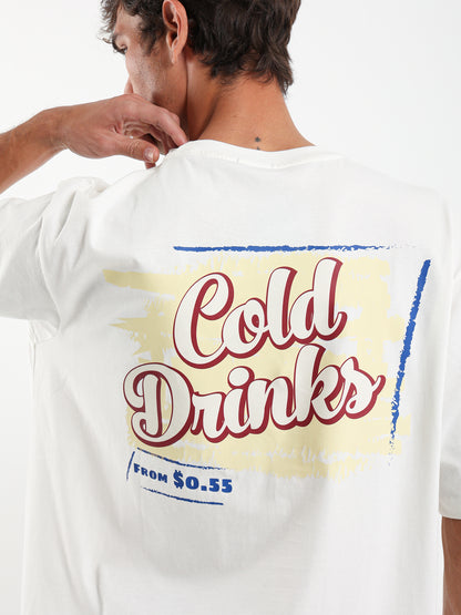 Cold Drinks Back Print T-Shirt