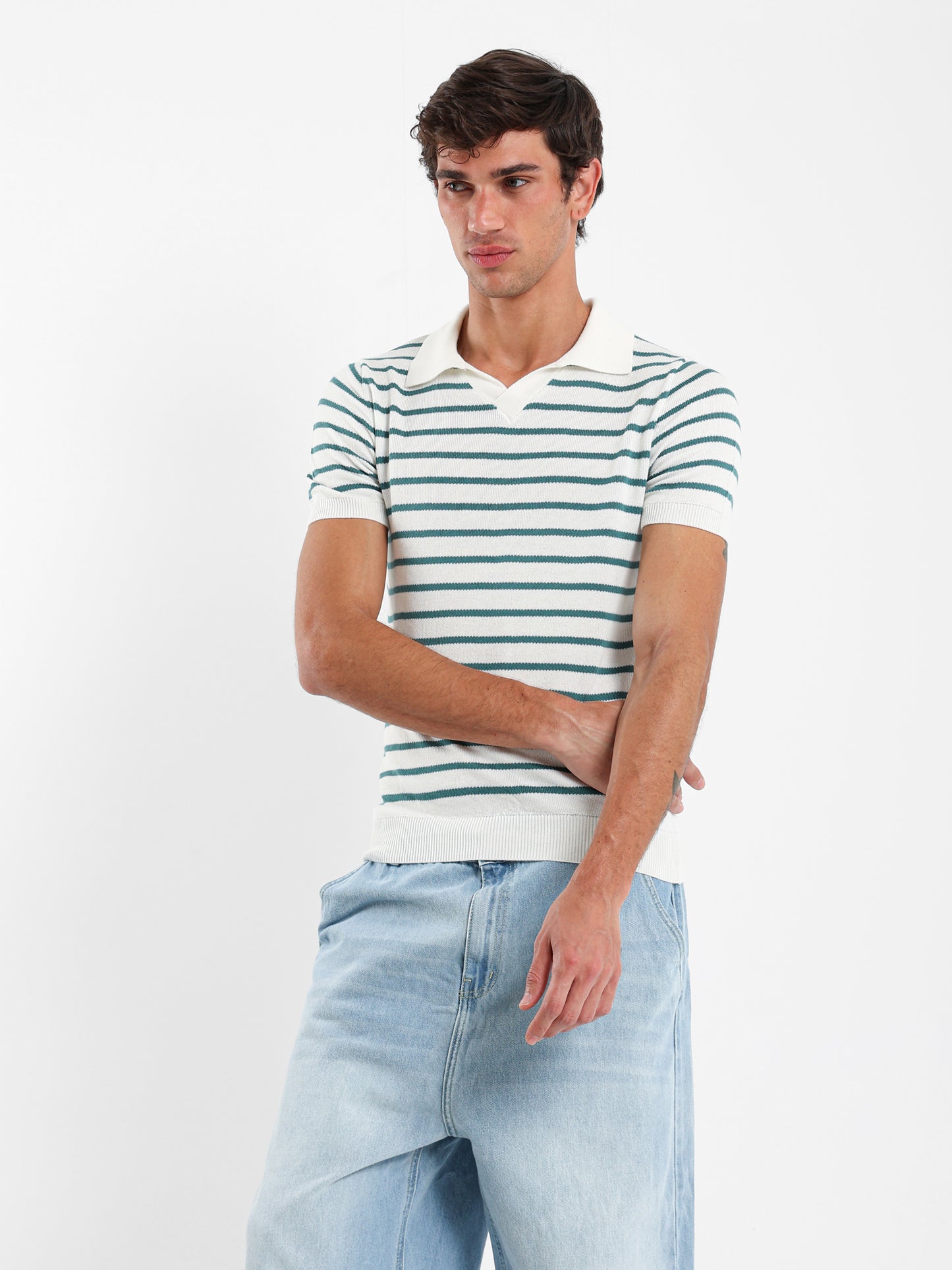 Striped Polo Shirt