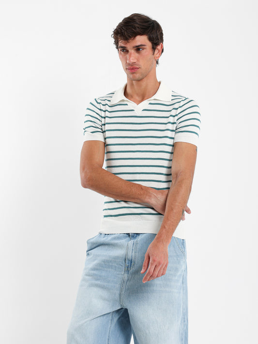 Striped Polo Shirt