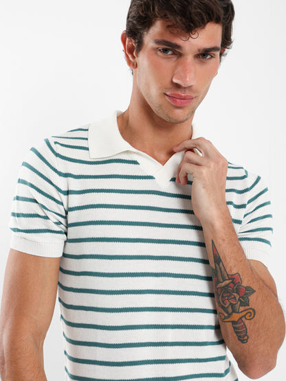 Striped Polo Shirt