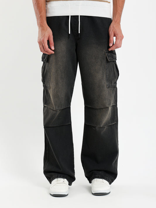 Jogger Jeans with Cargo Pockets