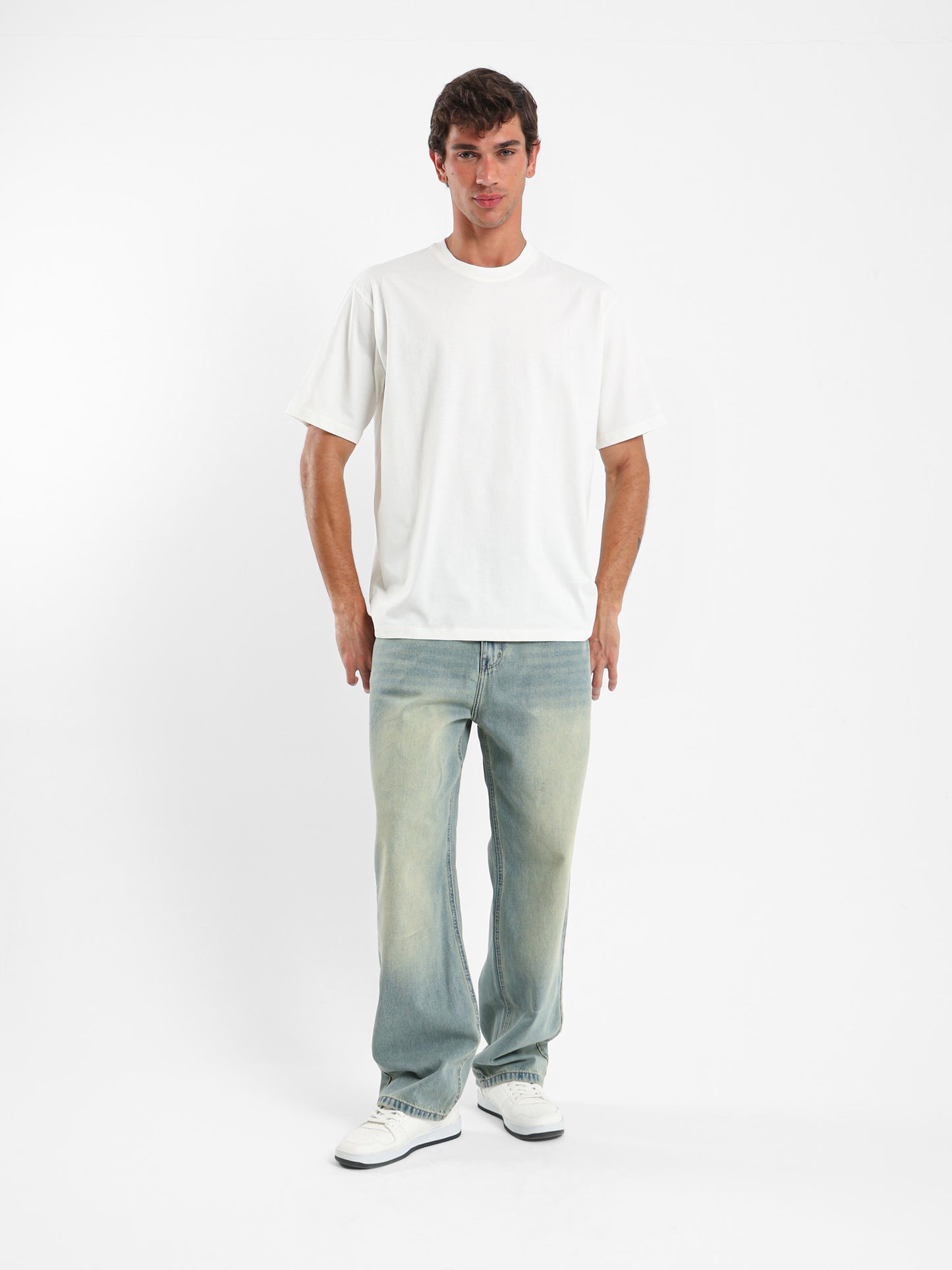 Back Buildings Print T-Shirt