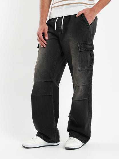 Jogger Jeans with Cargo Pockets