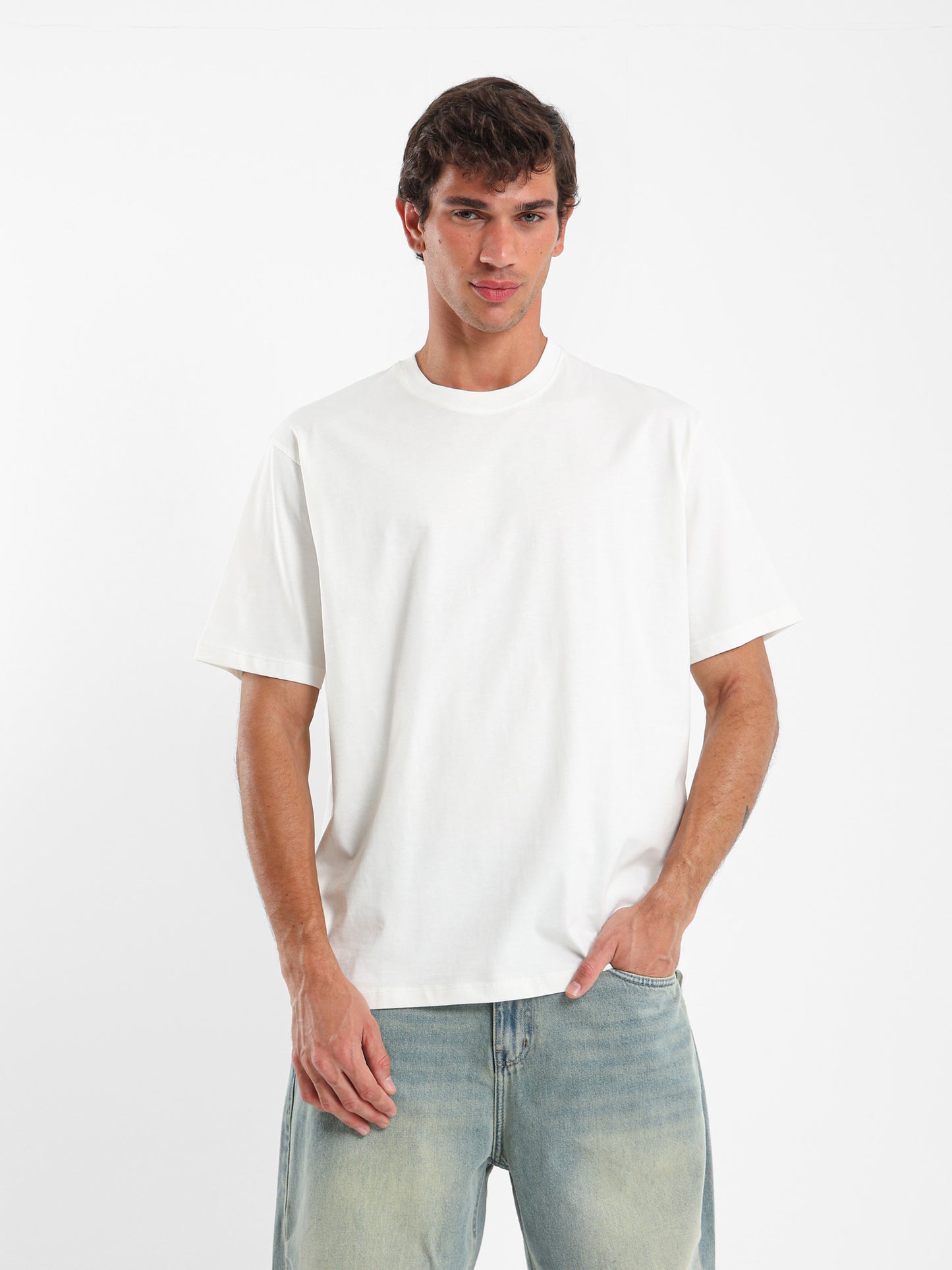 Back Buildings Print T-Shirt