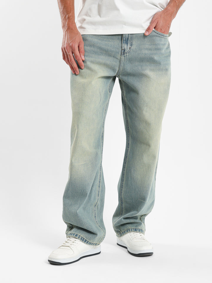 Loose Washed Jeans