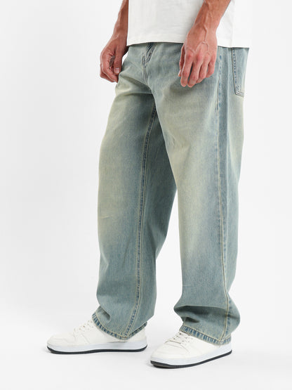 Loose Washed Jeans