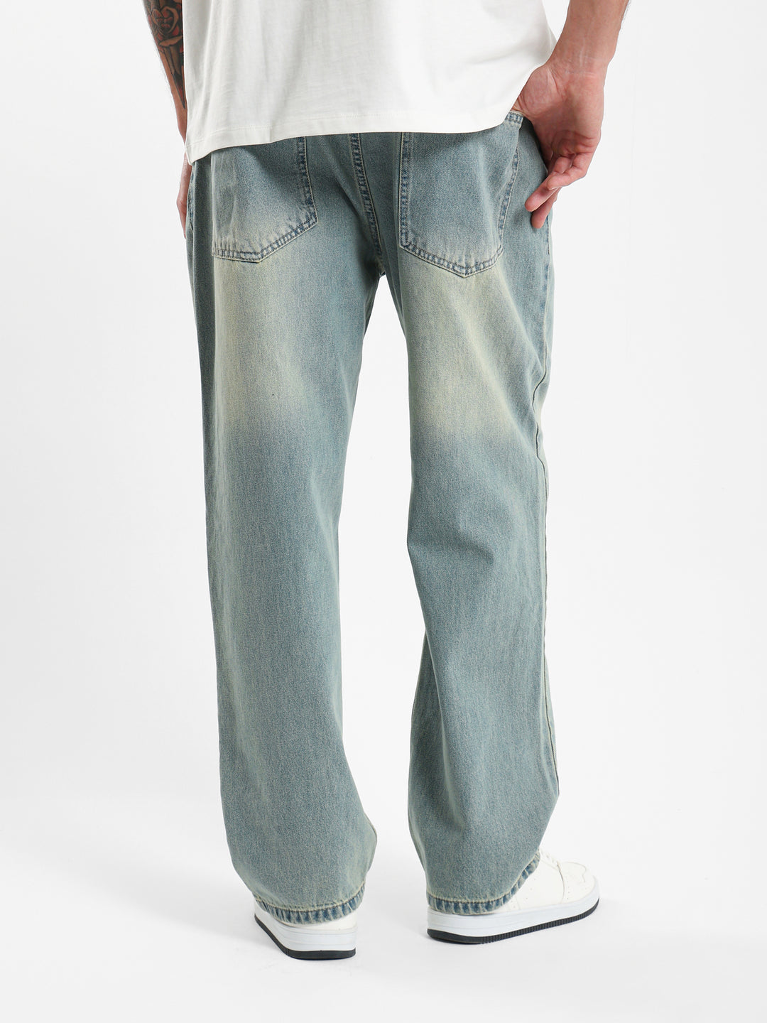 Loose Washed Jeans