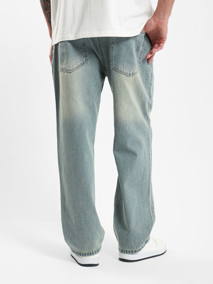 Loose Washed Jeans