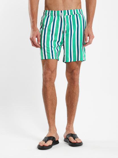 Striped Swim Shorts