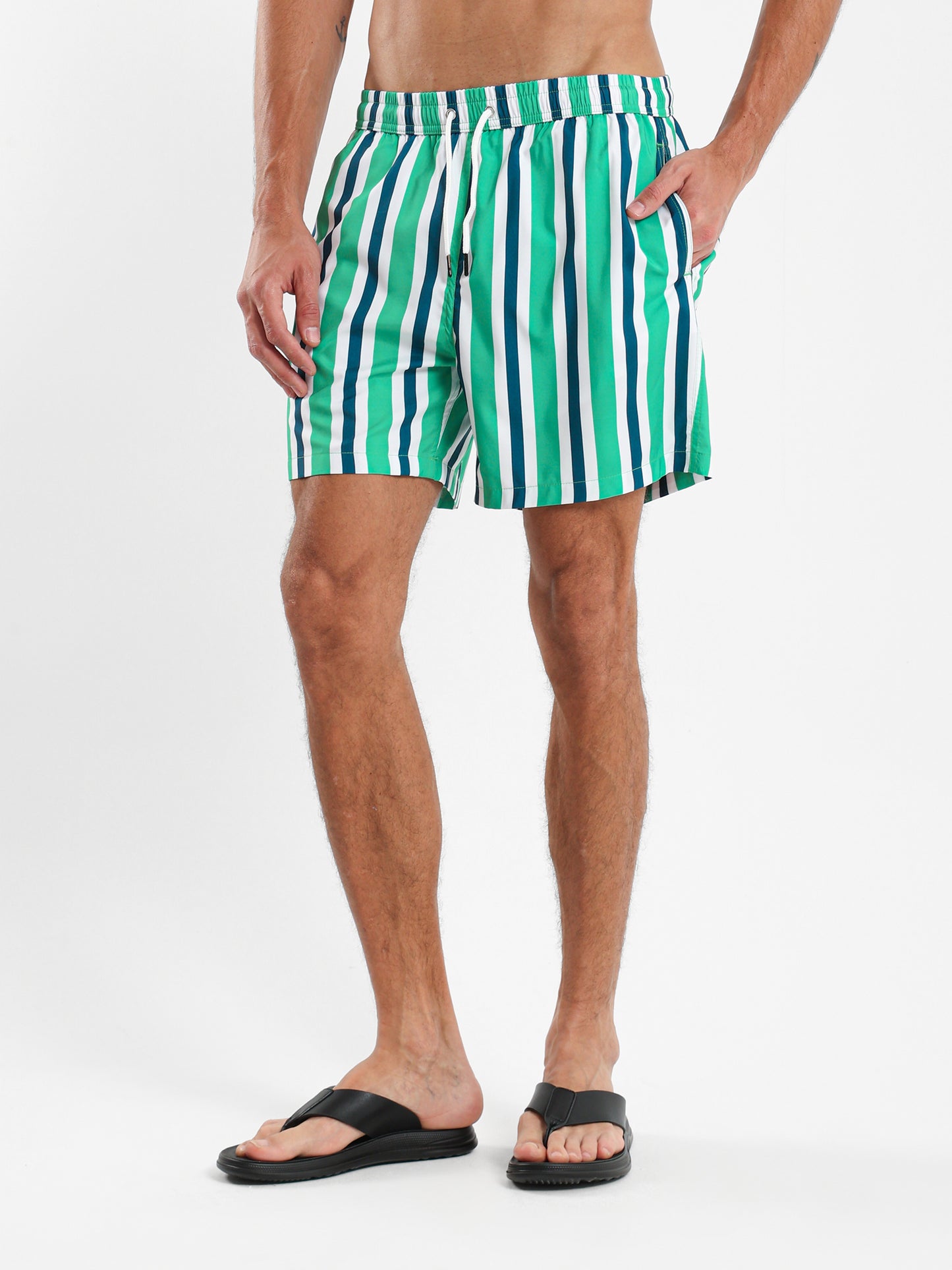 Striped Swim Shorts