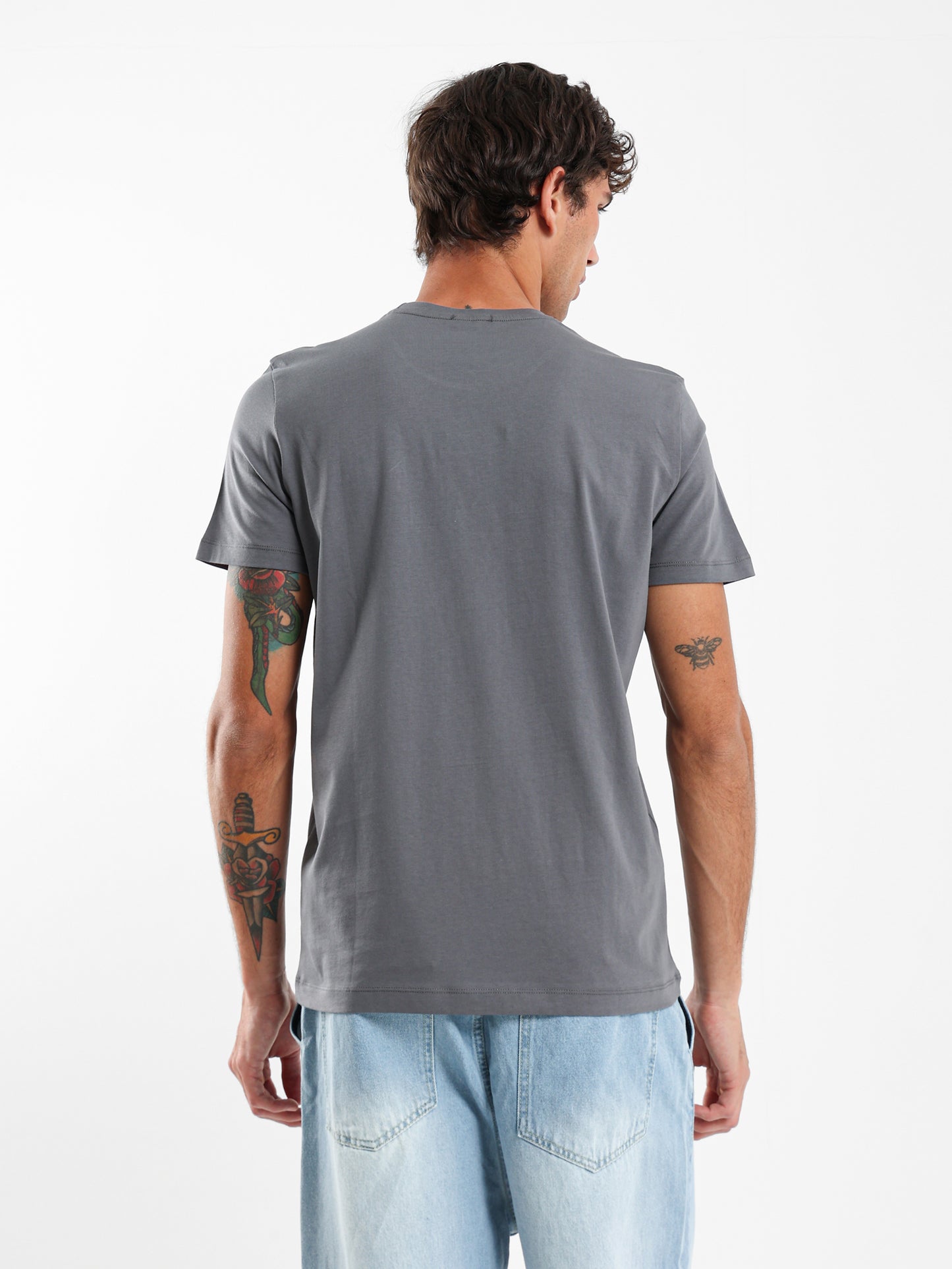 Muted Actions Front Print T-Shirt