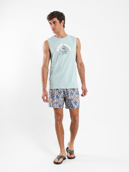 Floral Printed Swim Shorts
