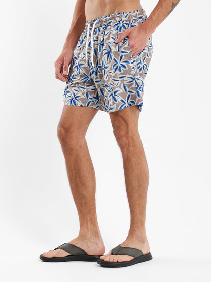 Floral Printed Swim Shorts