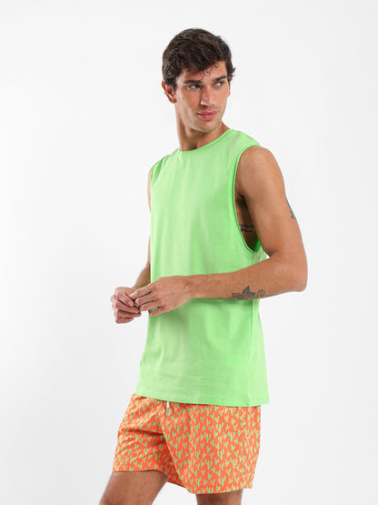 Basic Dropped Armhole T-Shirt