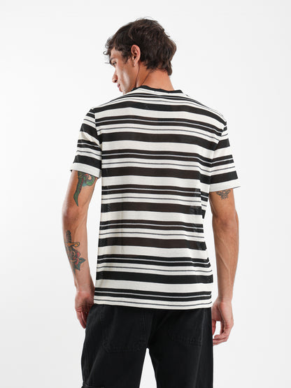 Striped Crochet T-Shirt