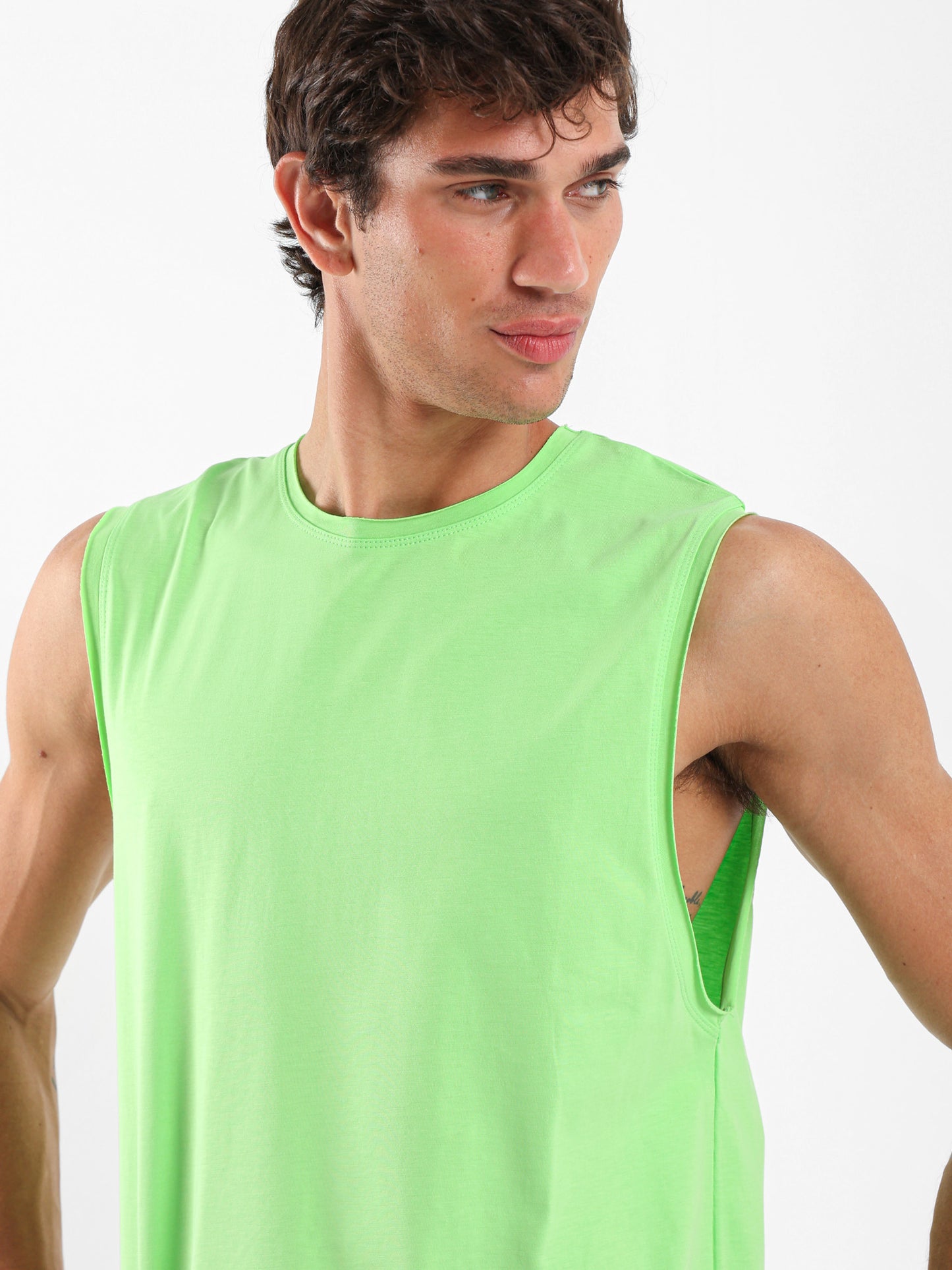 Basic Dropped Armhole T-Shirt