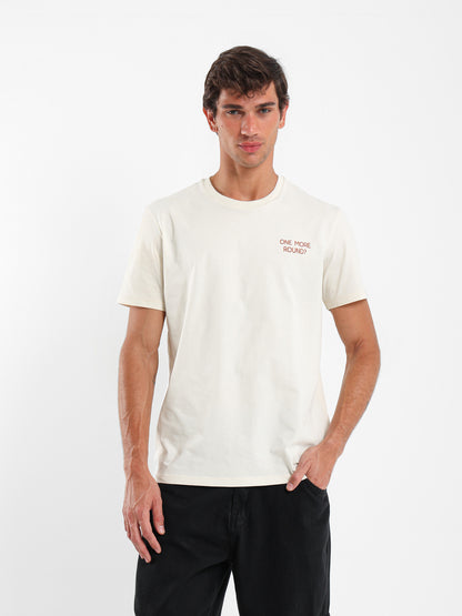 One More Round Slogan T-Shirt
