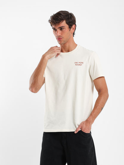 One More Round Slogan T-Shirt