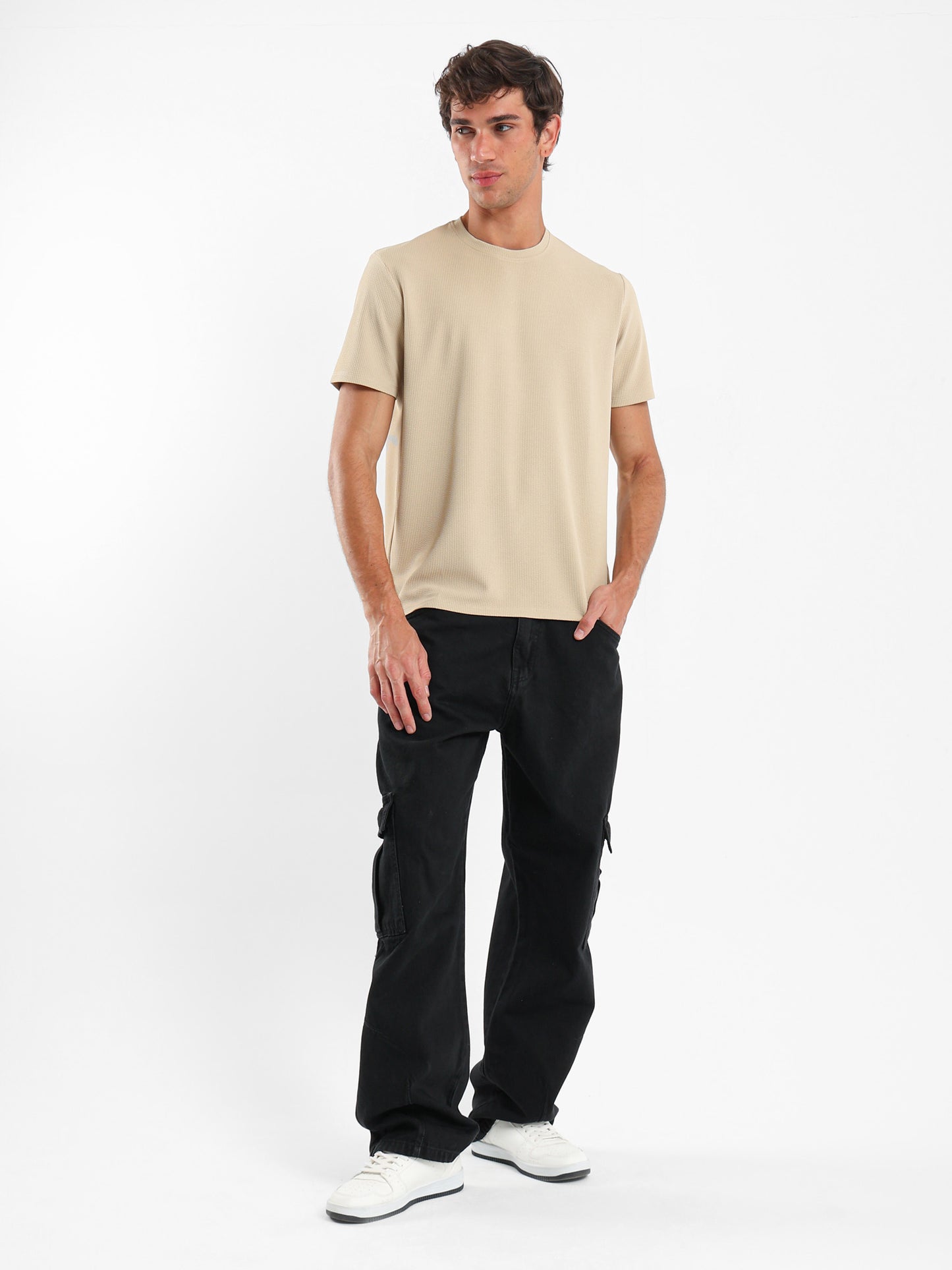 Textured Relaxed T-Shirt