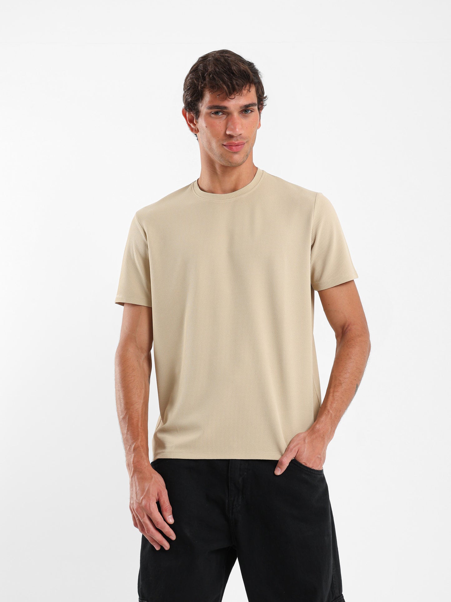 Textured Relaxed T-Shirt