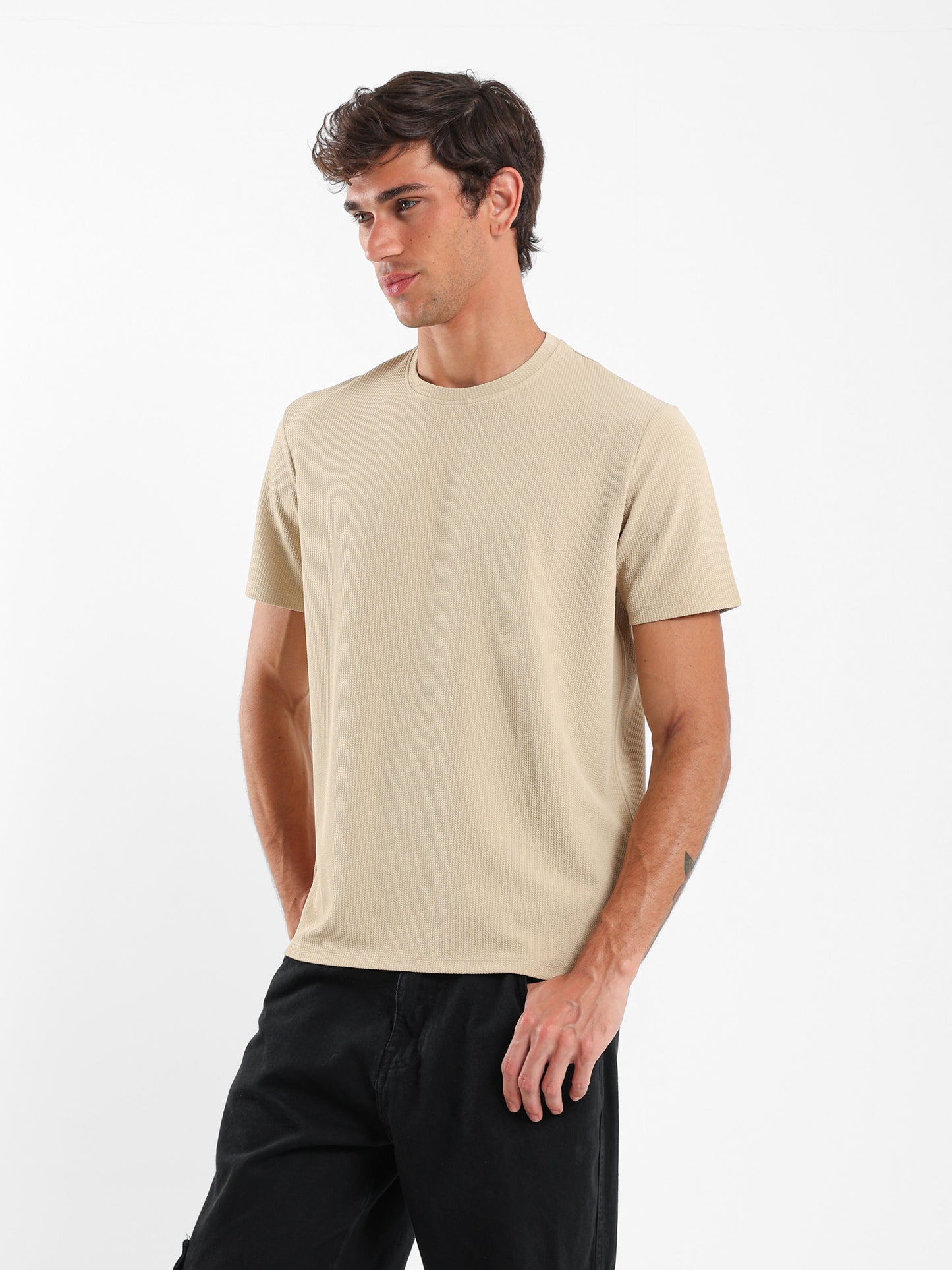 Textured Relaxed T-Shirt