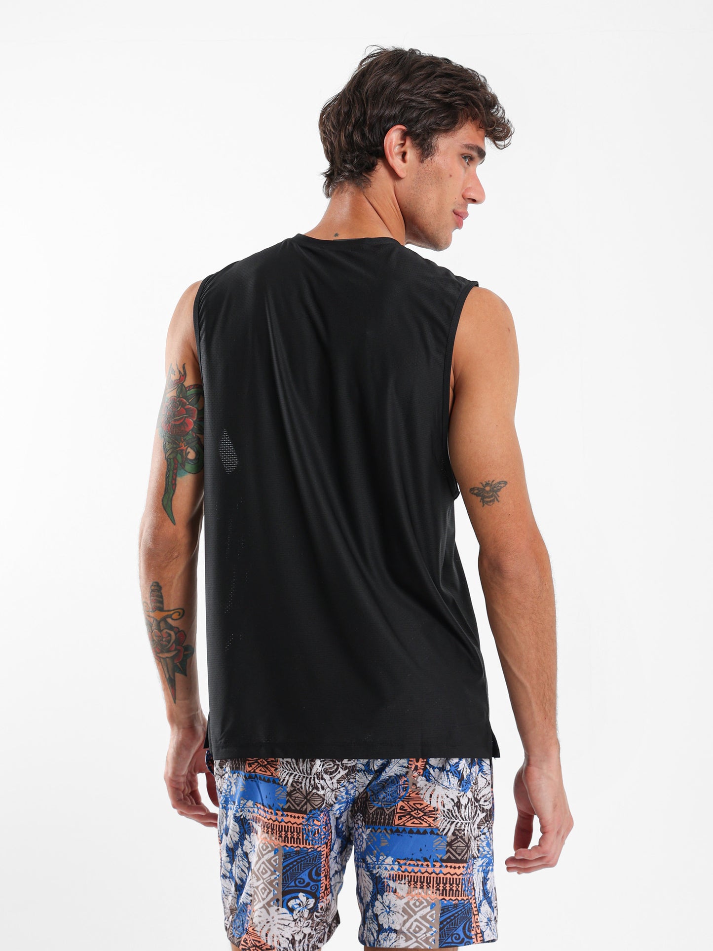 Sleeveless Mesh Performance T-Shirt
