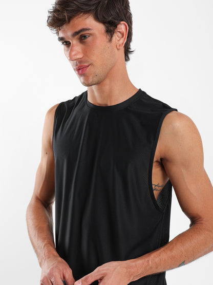 Sleeveless Mesh Performance T-Shirt
