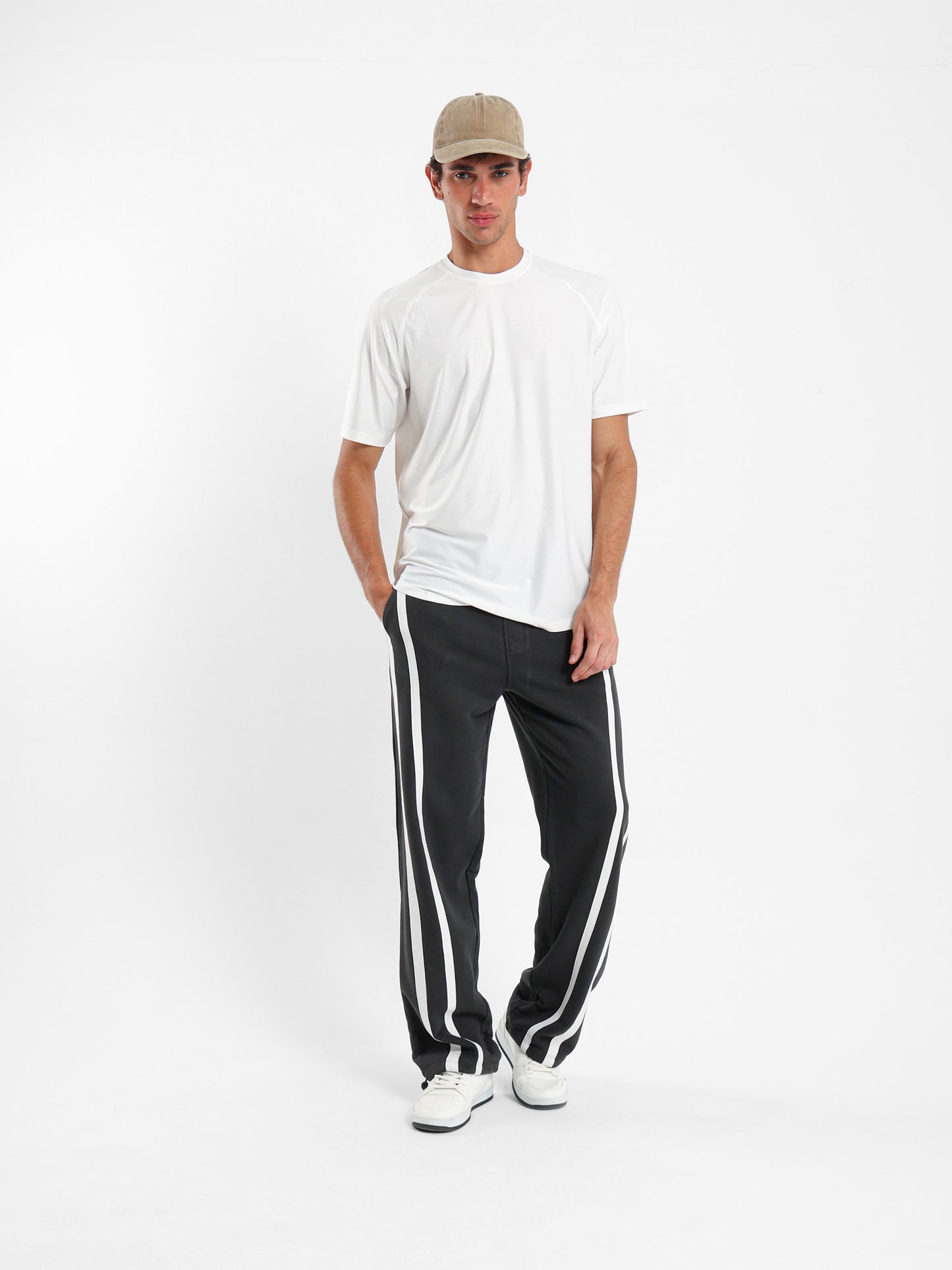 Long Fit Raglan Muscle T-Shirt