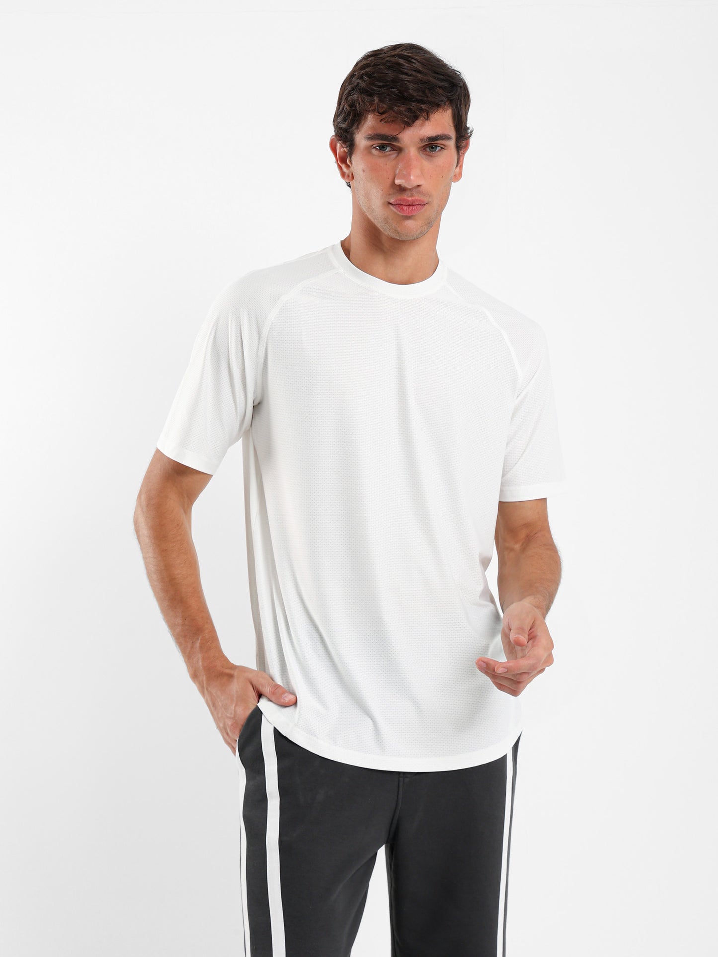 Long Fit Raglan Muscle T-Shirt