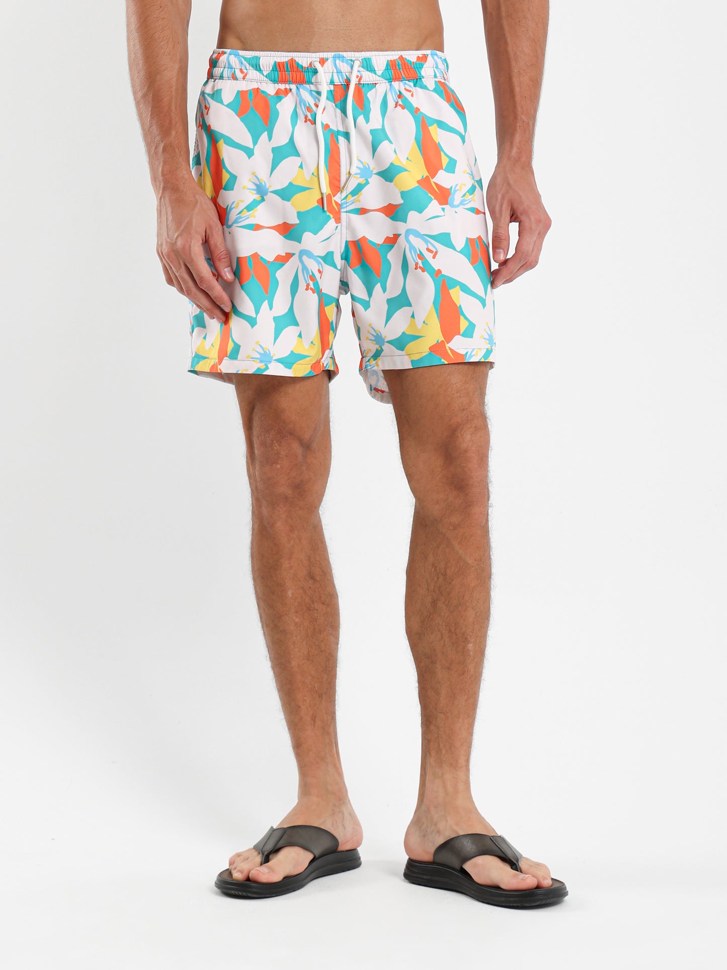 Floral Printed Swim Shorts
