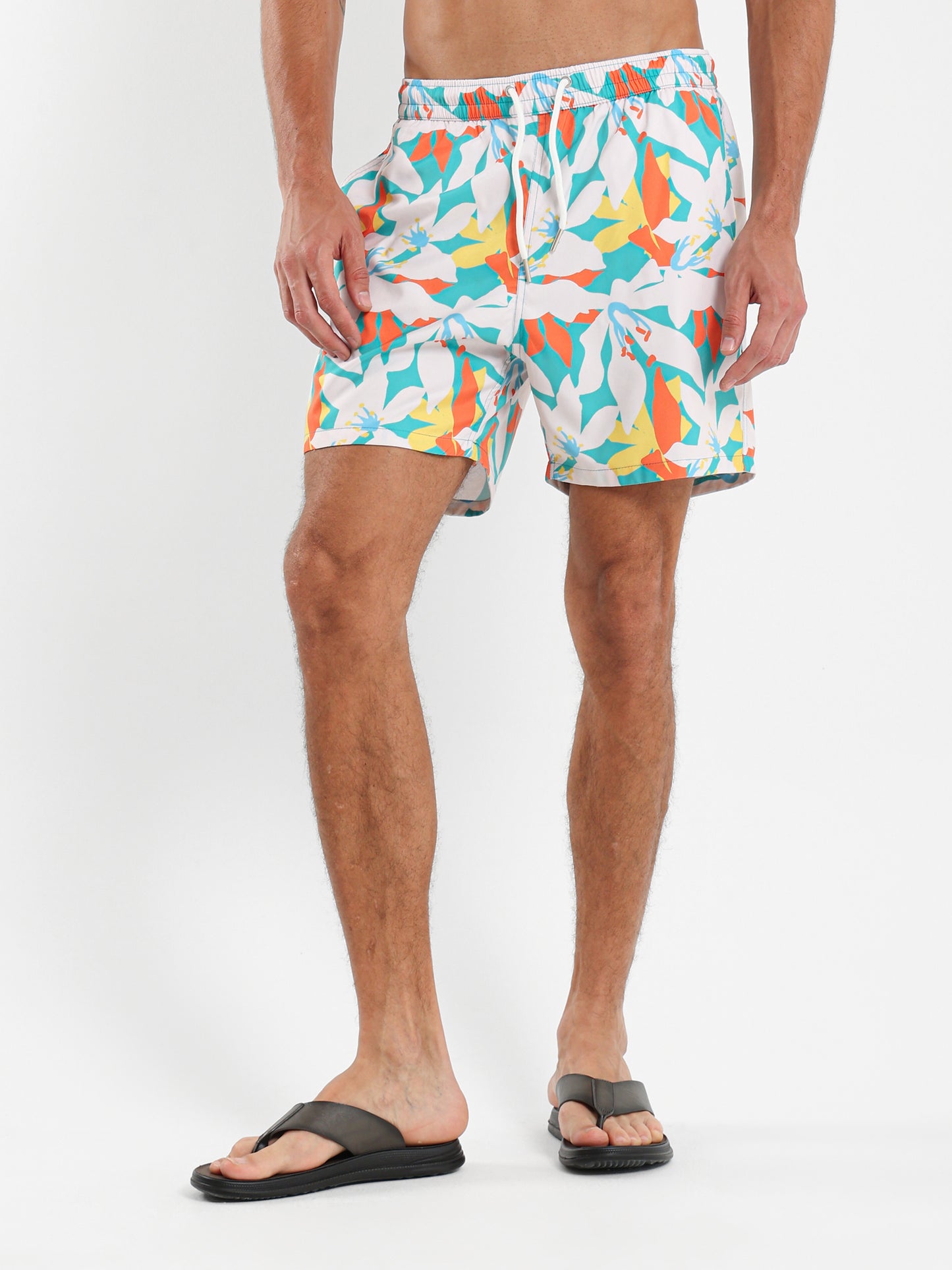 Floral Printed Swim Shorts