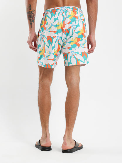 Floral Printed Swim Shorts