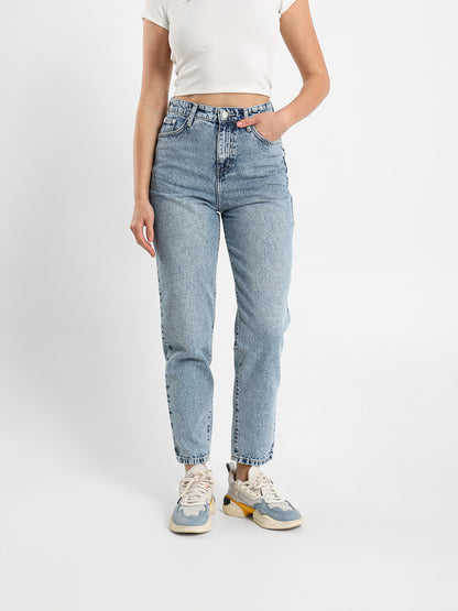 High waist Slouchy Mom Fit Jeans
