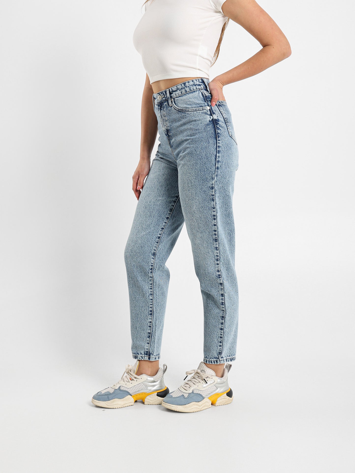 High waist Slouchy Mom Fit Jeans