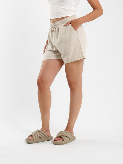 Drawstring Waist Casual Shorts