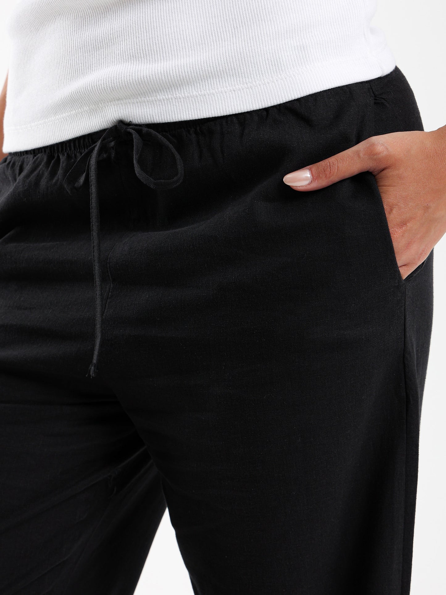 Drawstring Waist Pants