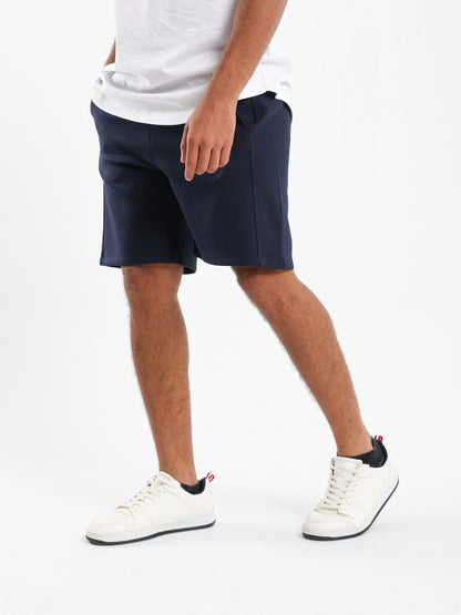 Solid Knitted Shorts