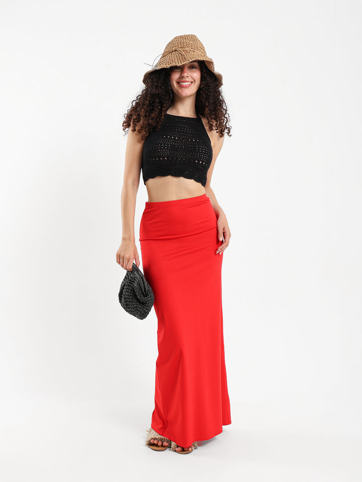 Halter Neck Crochet Top