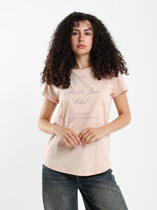 “Malibu Club” Print T-Shirt