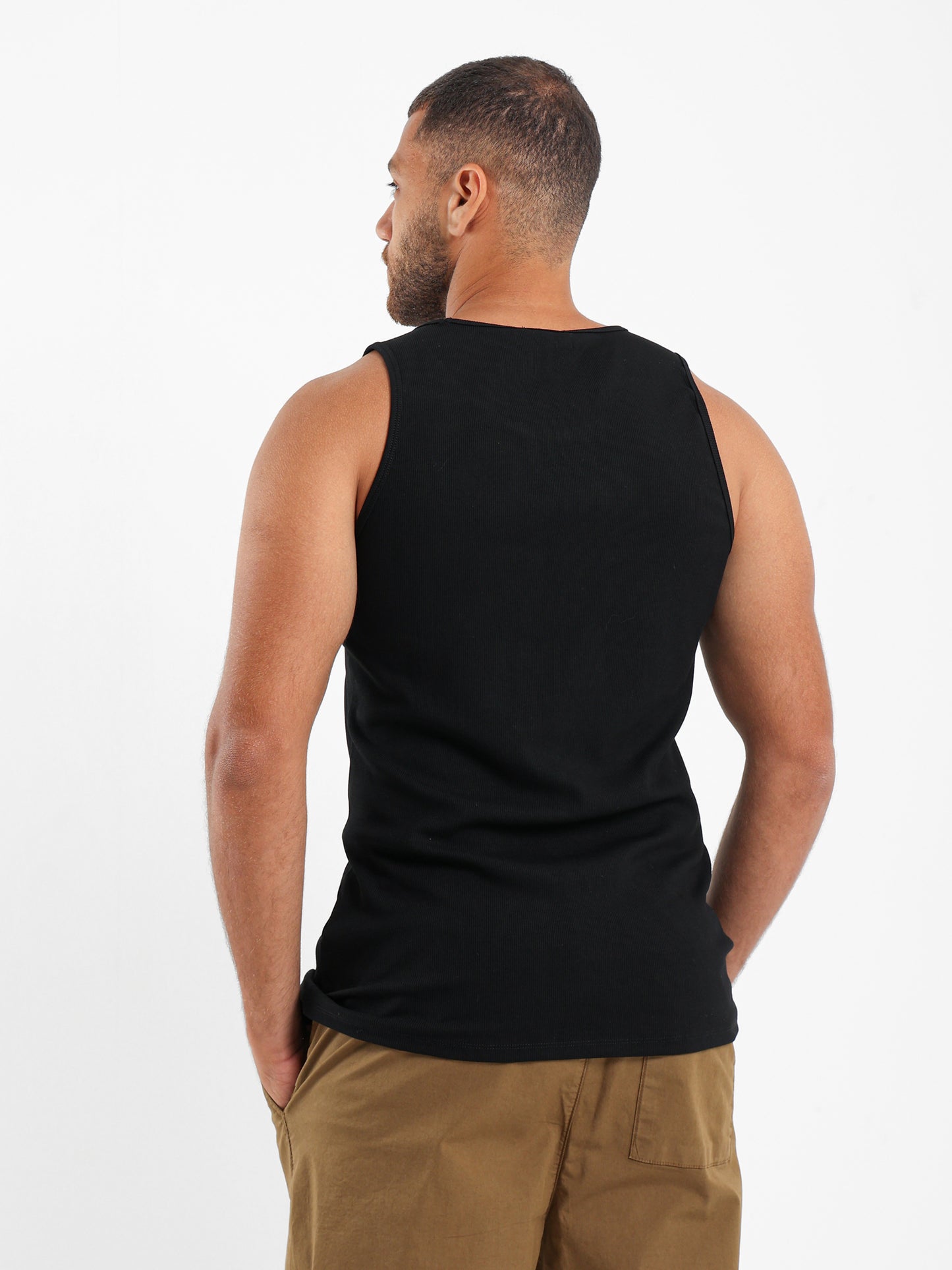 Ribbed Fitted Tank Top