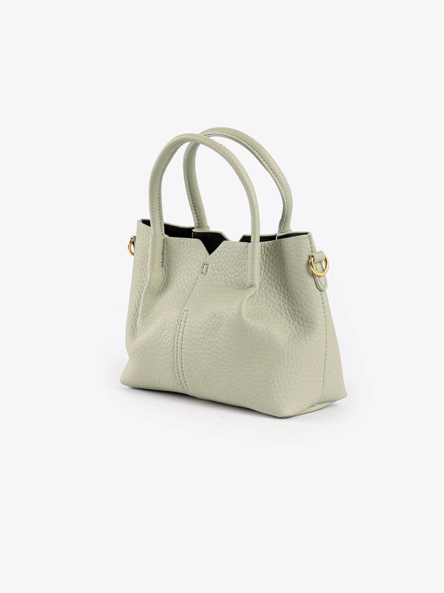 Textured Faux Leather Handbag Set – 2-Piece