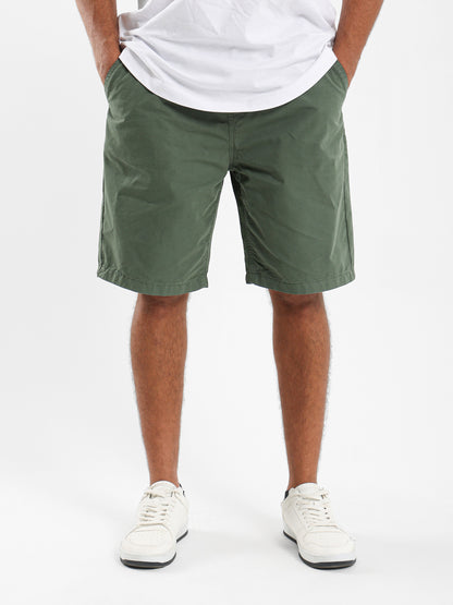 Woven Knee-Length Shorts