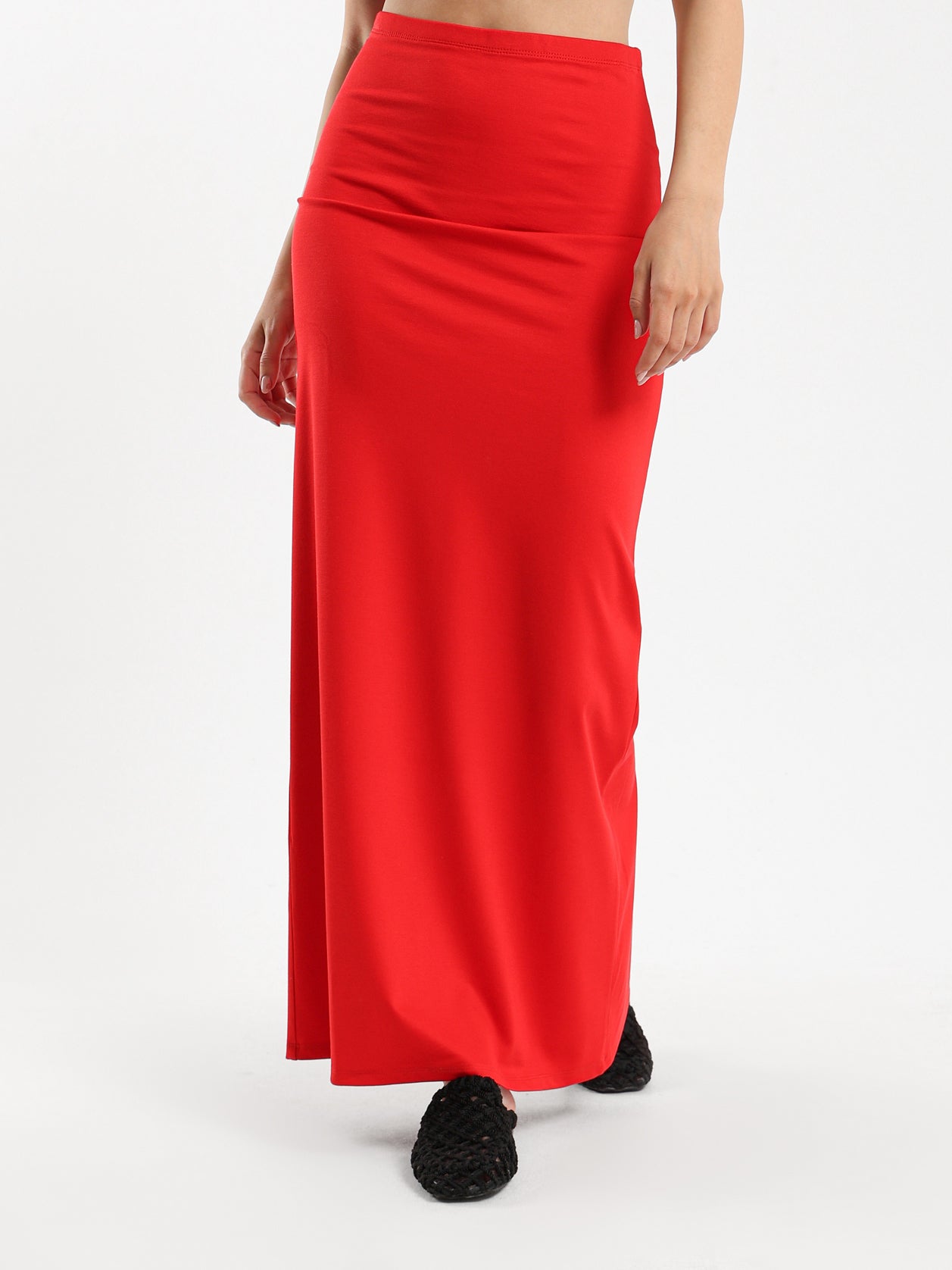 Maxi Skirt with Slit Back - Outlet