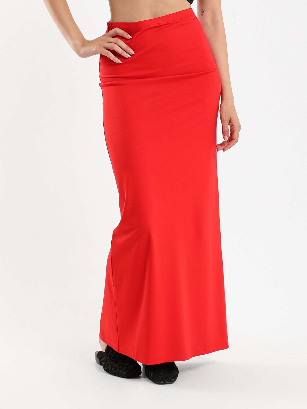 Maxi Skirt with Slit Back - Outlet