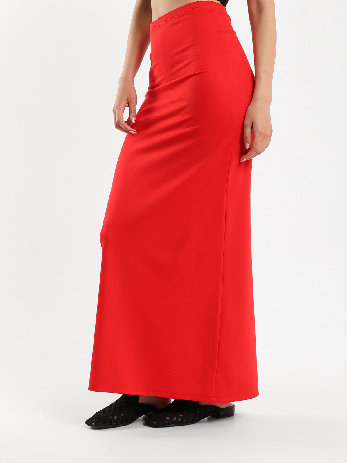 Maxi Skirt with Slit Back - Outlet