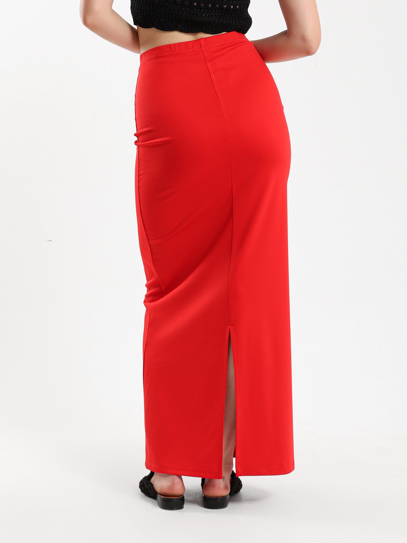 Maxi Skirt with Slit Back - Outlet