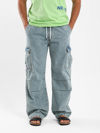 Jogger Jeans with Cargo Pockets